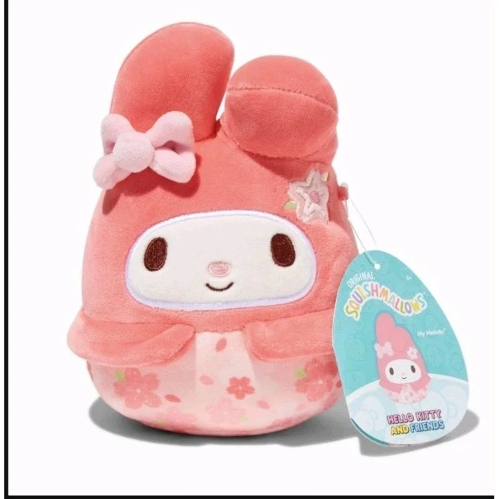 Squishmallows Plush Sanrio Hello‎ Kitty & Friends Sakura My Melody 5